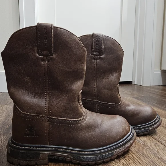 Rocky Brown Kid's Western Boots - Picture 7 of 7